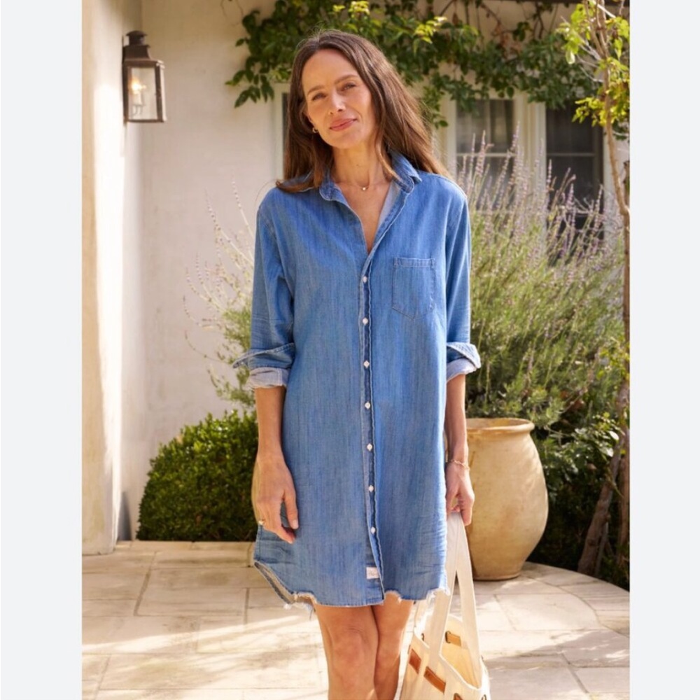 ❤️FRANK & EILEEN DENIM MARY DRESS XL!❤️ - Picture 6 of 10
